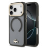lacoste pc tpu frosted finish gold logo magsafe zadni kryt pro iphone 17 pro black ie14396709
