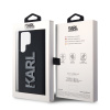 karl lagerfeld 3d rubber glitter logo zadni kryt pro samsung galaxy s24 ultra black 1 big ies14470017