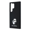 karl lagerfeld liquid silicone metal karl and choupette zadni kryt pro samsung galaxy s24 ultra black 1 big ies14436509