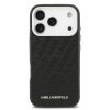 karl lagerfeld grained pu repeated logo magsafe zadni kryt pro iphone 17 pro black 1 big ies14510617
