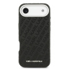 karl lagerfeld grained pu repeated logo magsafe zadni kryt pro iphone air black 1 big ies14510626