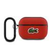 lacoste petit pique croc logo patch pouzdro pro airpods pro 2 red ie14499643