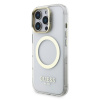 guess iml gold outline stand camera frame magsafe zadni kryt pro iphone 16 pro transparent 1 big ies14214300
