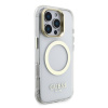 guess iml gold outline stand camera frame magsafe zadni kryt pro iphone 16 pro transparent 1 big ies14214302