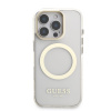 guess iml gold outline stand camera frame magsafe zadni kryt pro iphone 16 pro transparent 1 big ies14214301