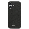 dkny pu leather grid pattern magsafe zadni kryt pro iphone 17 black 1 big ies14514579
