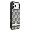 dkny pu leather checkered pattern and stripe zadni kryt pro iphone 17 pro max black 1 big ies14428064