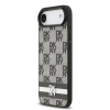 dkny pu leather checkered pattern and stripe zadni kryt pro iphone air black 1 big ies14428028