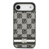 dkny pu leather checkered pattern and stripe zadni kryt pro iphone air black 1 big ies14428029