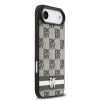 dkny pu leather checkered pattern and stripe zadni kryt pro iphone air black 1 big ies14428030
