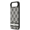 dkny pu leather checkered pattern and stripe zadni kryt pro iphone air black 1 big ies14428031