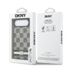 dkny pu leather checkered pattern and stripe zadni kryt pro iphone air black 1 big ies14428033