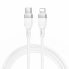 HOCO PD silikonový nabíjecí datový kabel Lightning - USB-C 1m