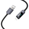 HOCO nabíjecí datový kabel 1m s displejem Lightning - USB