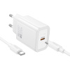 HOCO PD20W jednoportová nabíječka s kabelem USB-C / USB-C