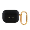 guess pu grained classic logo pouzdro pro airpods 3 black ie13410244