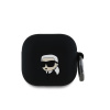 karl lagerfeld 3d logo nft karl head silikonove pouzdro pro airpods 4 black ie13583012