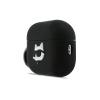 karl lagerfeld 3d logo nft choupette head silikonove pouzdro pro airpods pro 3 black 1 big ies14912447