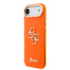 guess iml 4g script metal logo zadni kryt pro iphone air orange 1 big ies15061813