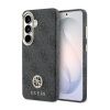 Guess PU Leather 4G Strass Logo Gold Frame Magnetic Zadní Kryt pro Samsung Galaxy S26