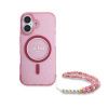 Guess IML Glitter Strap MagSafe Zadní Kryt pro iPhone 16 Plus