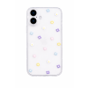 Průhledný silikonový kryt s kytičkami pro iPhone 17