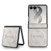 Guess PU Leather 4G Magnetic Zadní Kryt pro Samsung Galaxy Z Flip 8