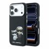 Karl Lagerfeld PU Semi Wrap Smooth Sketch Bodies Magsafe Zadní Kryt pro iPhone 18 Pro Max