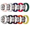 New Design Watchband Silicone Solo Loop for Apple Watch 4 5 6 Strap Size S M L