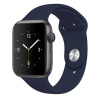 09 Midnight Blue Bright Silicone Apple Watch Band