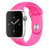 38 Barbie Pink Bright Silicone Apple Watch Band