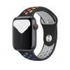 Black Rainbow Pride Sport Band Active for Apple Watch Side