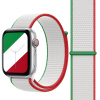 Nylonový provlékací sportovní řemínek mezinárodní pro Apple Watch 42/44/45mm (Velikost 42/44/45mm, Státní vlajka Anglie)
