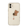 silikonový kryt medvídek pro iPhone 12/mini/PRO/PRO MAX