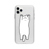 silikonový kryt kočka pro iPhone 7/8/SE2/SE3