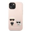Karl Lagerfeld and Choupette silikonový kryt pro iPhone 14