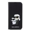 Karl Lagerfeld Saffiano book pouzdro pro iPhone 14 černý