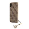 guess charms hard case 4g brown pro iphone x 1 big ies12176472