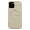 guess pu saffiano magsafe zadni kryt pro iphone 15 plus beige 1 big ies12055836