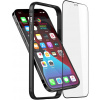 Sada ochranný hliníkový rámeček + 3D tvrzené sklo na iPhone 14 Pro Max