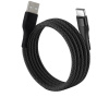 Prémiový magnetický opletený USB-A / USB-C nabíjecí kabel 1m