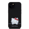 hello kitty liquid silicone daydreaming logo zadni kryt pro iphone 15 black 1 big ies12132997