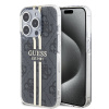 guess iml 4g gold stripe zadni kryt pro iphone 15 pro black ie12463853