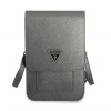 guess pu saffiano triangle logo taska na telefon grey 1 big ies10080308
