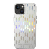 karl lagerfeld iridescent monogram zadni kryt pro iphone 14 plus silver 1 big ies10600742