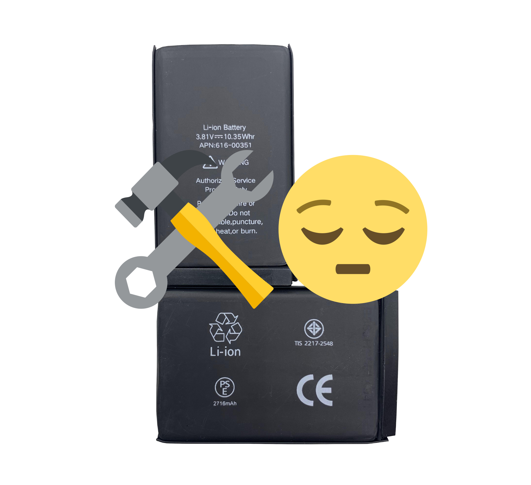 Výměna baterie u iPhone Xs a novější - varovné hlášení a nemožnost zobrazení kondice baterie