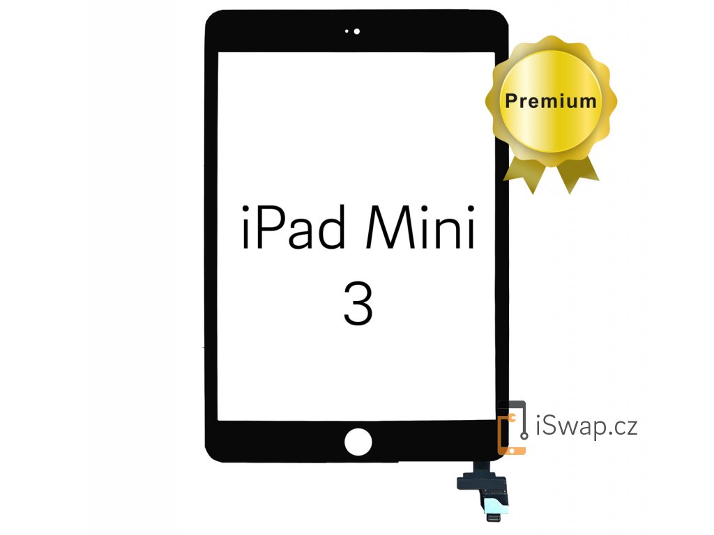 Digitizer PREMIUM černý pro Apple iPad Mini 3