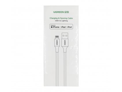 Ugreen nabíjecí lightning kabel pro iPhone, 2m.