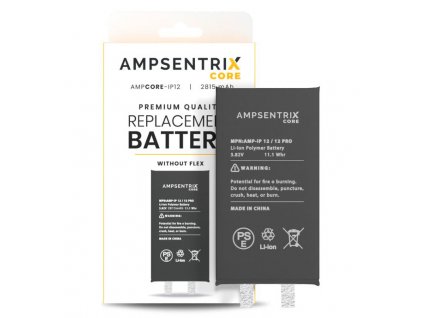 Ampsentrix CORE baterie 2815 mAh pro iPhone 12, 12 Pro