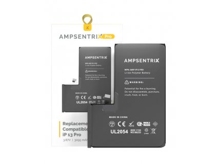 Ampsentrix PRO baterie 3095 mAh pro iPhone 13 Pro